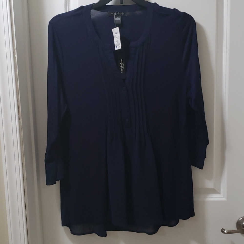 Navy blouse